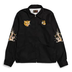 Tailor Toyo Cotton Vietnam Map Jacket Black